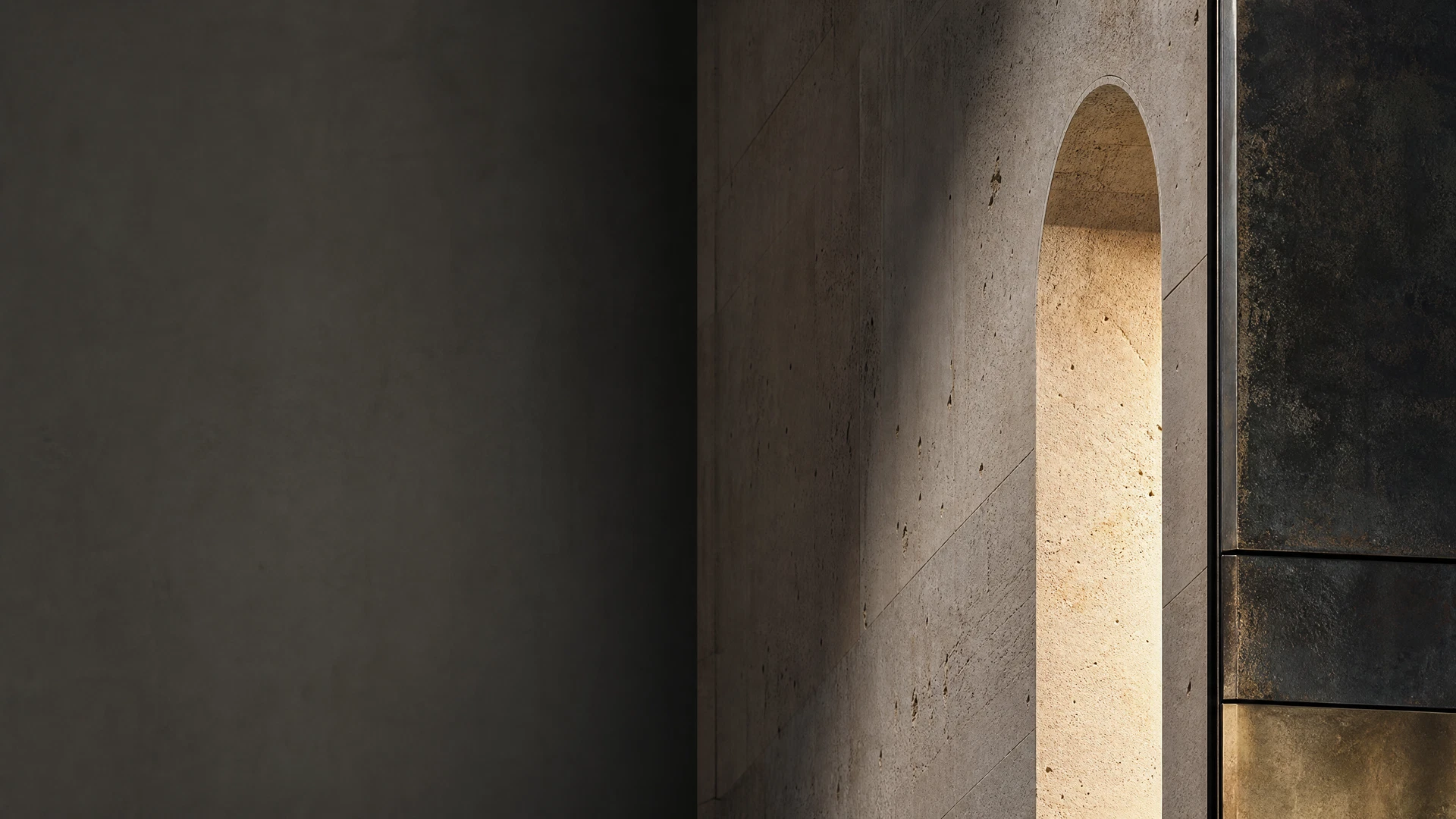 Abstraktes architektonisches Stimmungsbild